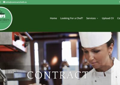 Contract Chefs Website Design By Nua Web Design